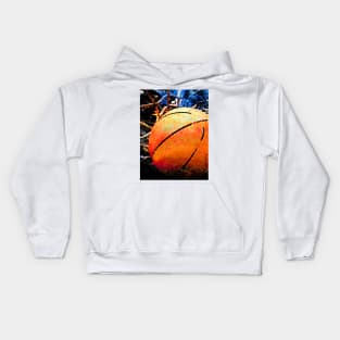 Basketball art print swoosh 112 - basketball artwork Kids Hoodie